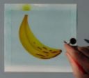 peindre le fond de la banane