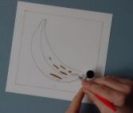 peindre les taches de la banane