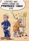affiche SNCF sur la protection des cheminots