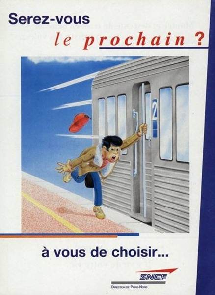 affiche sécurité SNCF
