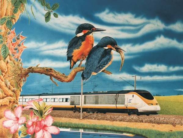 peinture d'un train Eurostar